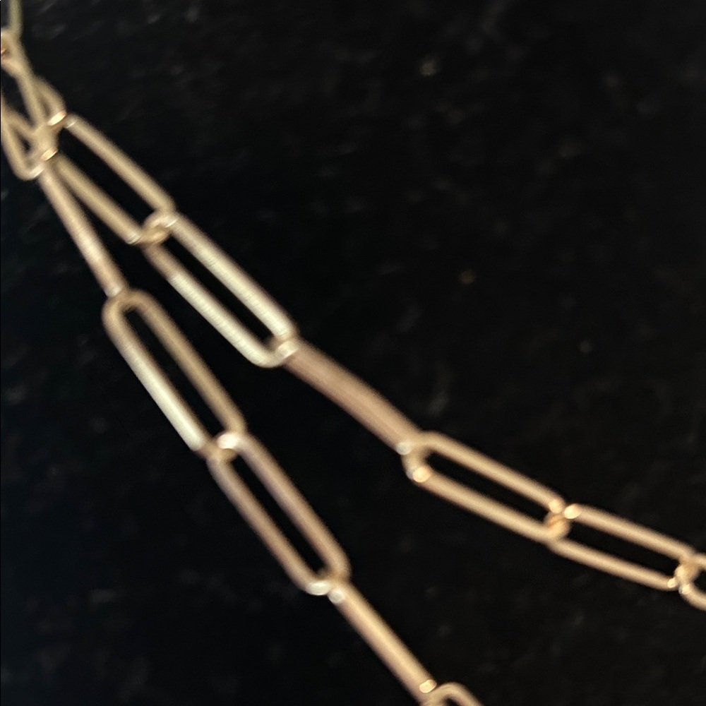 Gold Layered Necklace with Gold Pendants NEW - Picture 4 of 6